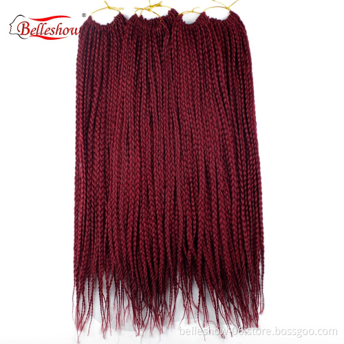 3X Box Crochet Braids cheap synthetic dreadlock... Crochet Braids   box braids crochet hair extension  MOQ 1PC
